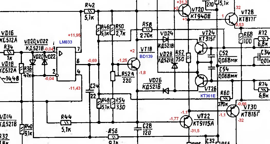 Принципиальная схема усилителя вега 122с Вега 50у122С. Доработка и ремонт