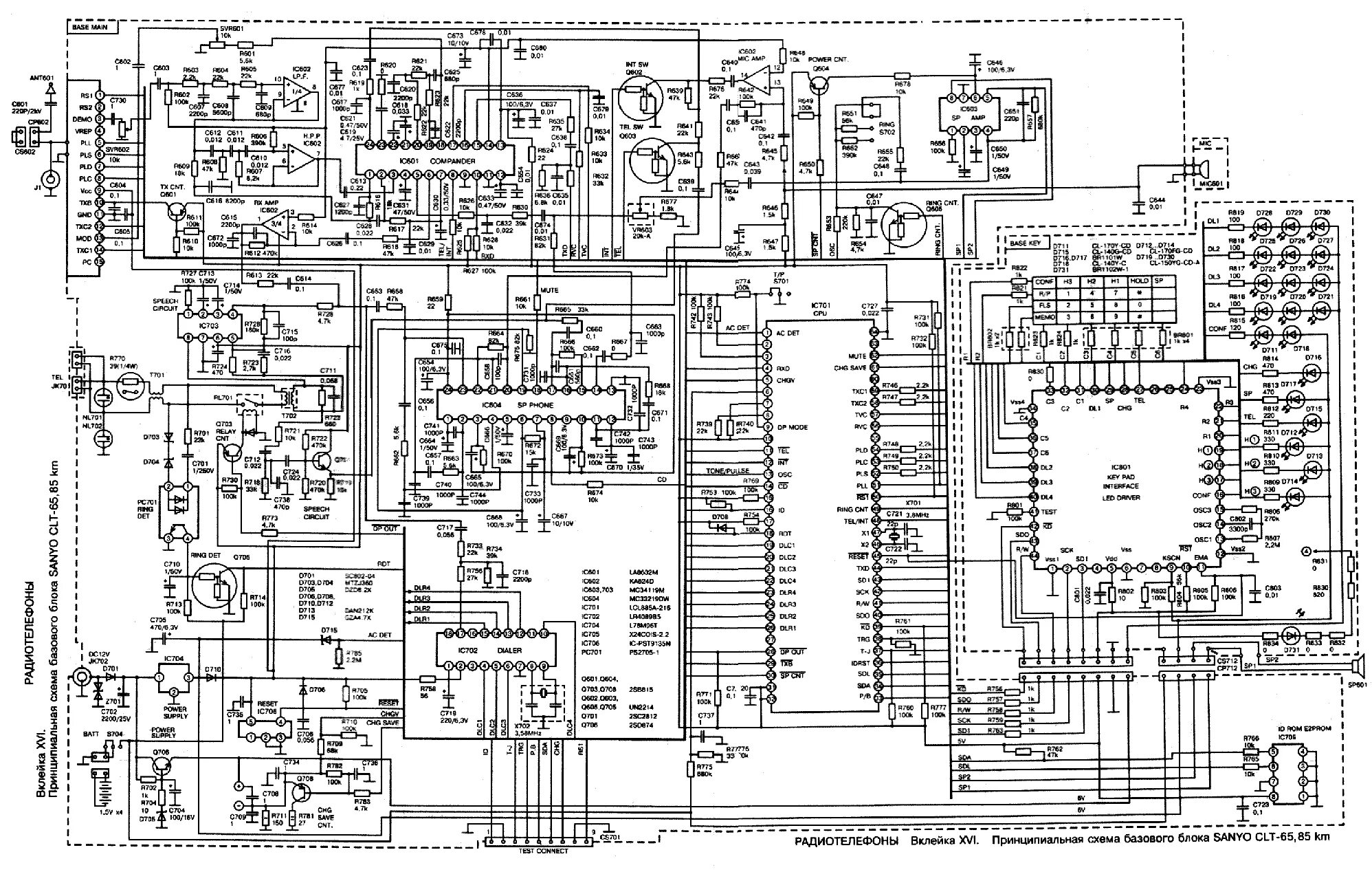 Принципиально электрическая схема бумбукса lg 735h Russian HamRadio - Радиотелефоны. Приложение 3 - принципиальные схемы PANASONIC,