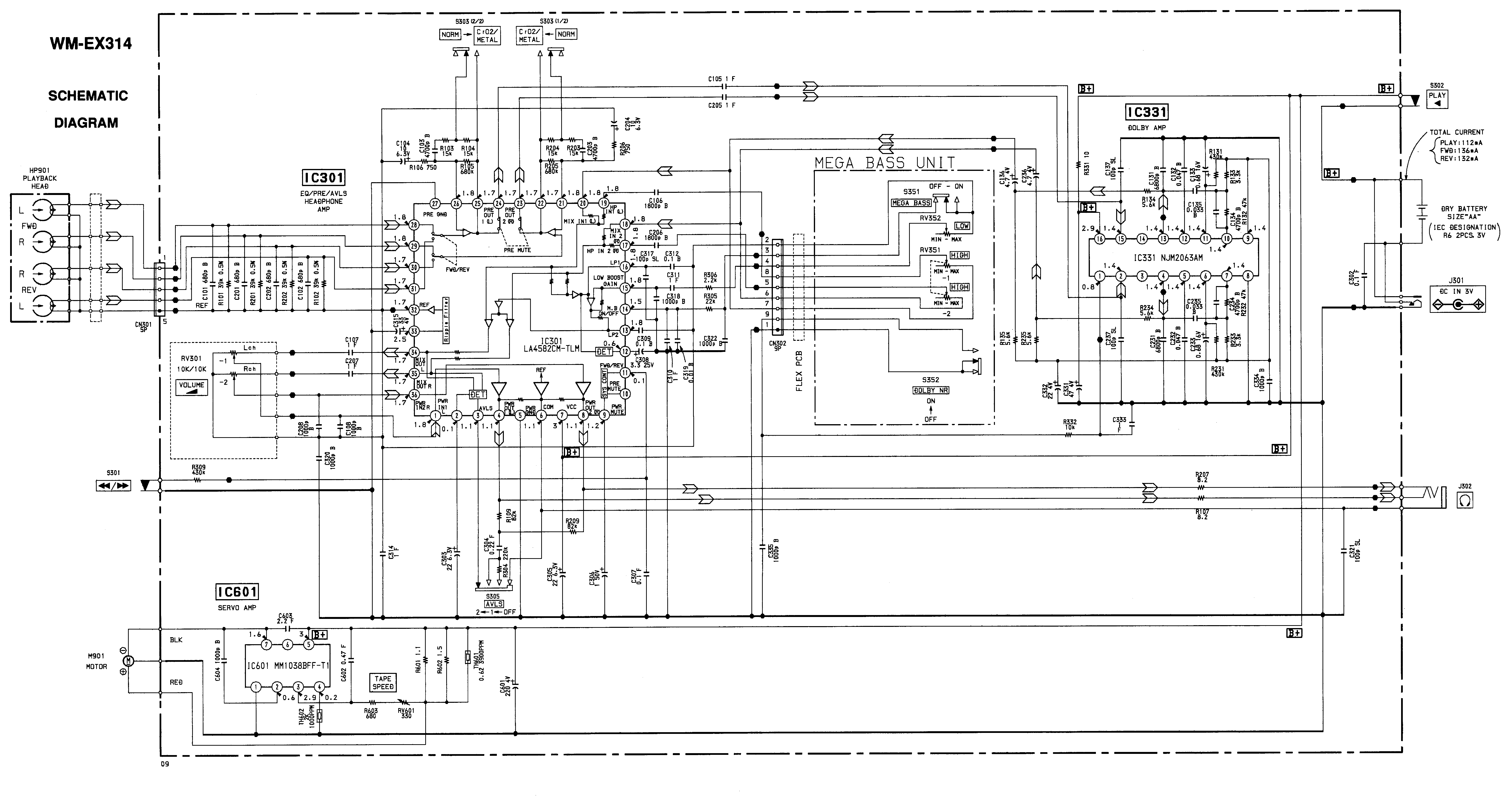 Принципиально электрические схемы sony 1548488487.1520055958.wmex314sch.png at Бесплатный хостинг изображений - Красноя