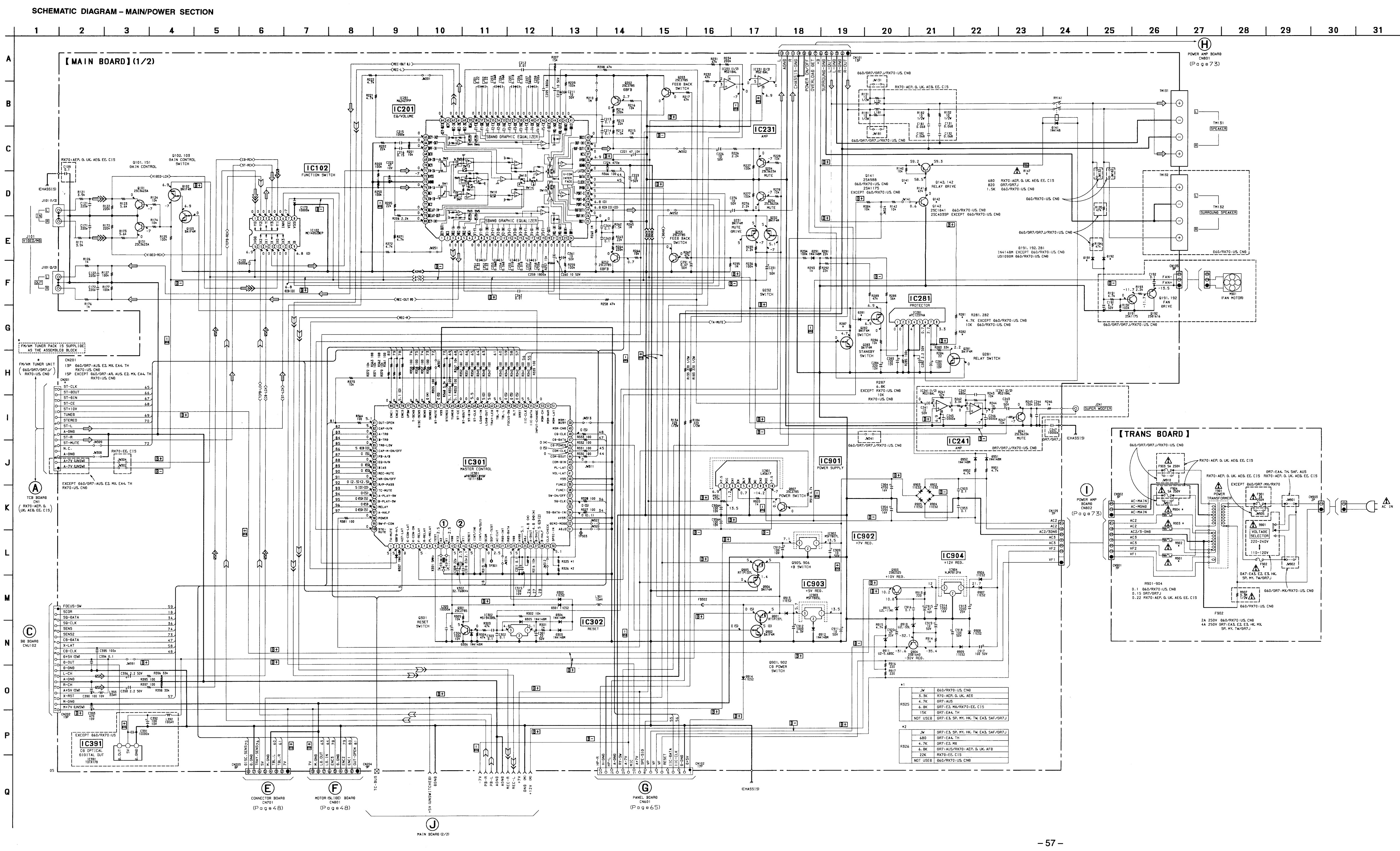 Принципиально электрические схемы sony Electro help: Sony HCD-D60 Sony HCD-RX70 COMPACT DISC DECK RECEIVER - adjustment