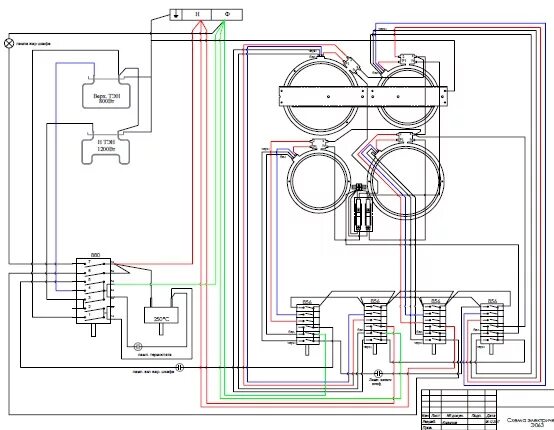 Принципиальные электрические схемы электрических духовок Эл плита дарина эл схема