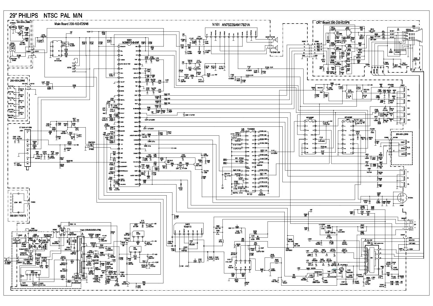 Принципиальные электрические схемы мониторов PROVIEW RX326 REV.E SCH Service Manual download, schematics, eeprom, repair info