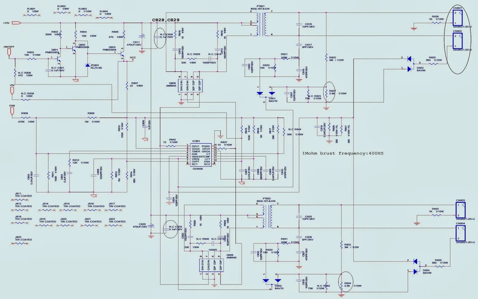 Принципиальные электрические схемы мониторов Electro help: ViewSonic - VA-703B - VA-703M MONITOR - SCHEMATIC - POWER SUPPLY_B