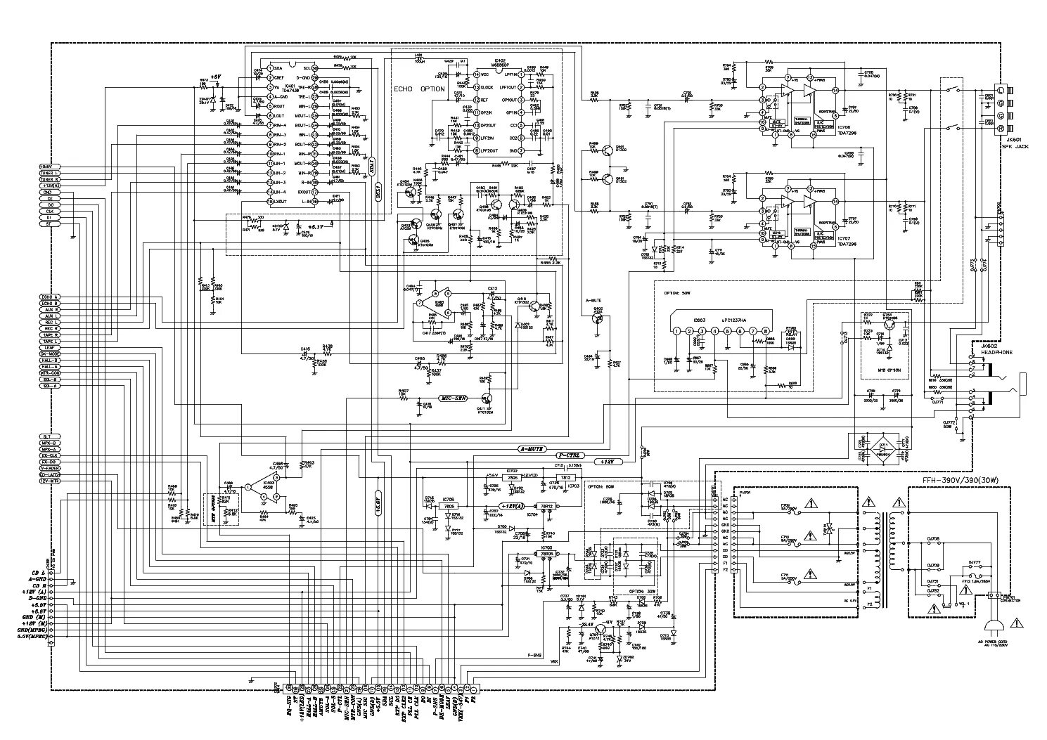 Принципиальные электрические схемы музыкальных центров LG LH-T792TN Service Manual download, schematics, eeprom, repair info for electr