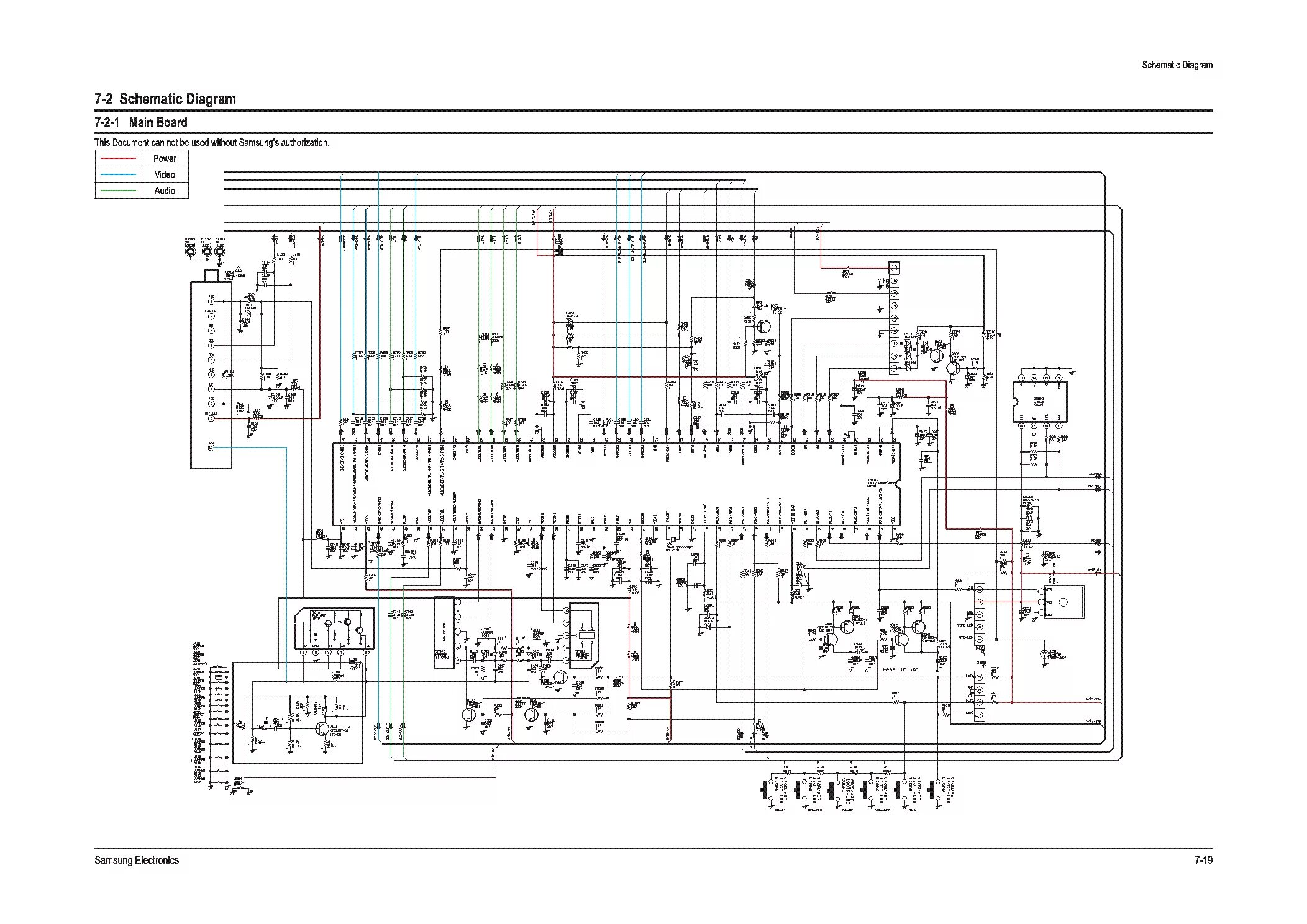 Принципиальные электрические схемы samsung SAMSUNG CS-21Z47ZQQ CHASSIS S16G-P Service Manual download, schematics, eeprom, 