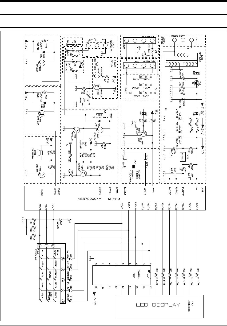 Принципиальные электрические схемы samsung Manual Samsung CE 745GR (page 21 of 23) (English)