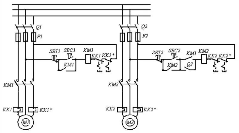 Принципиальные электрические схемы управления электродвигателями Ответы Mail.ru: Помогите составить принципиальную электрическую схему