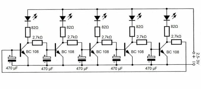 Принципиальные электронные схемы своими руками Efeito de Luz Flutuando com Leds Electronics circuit, Electronic schematics, Ele