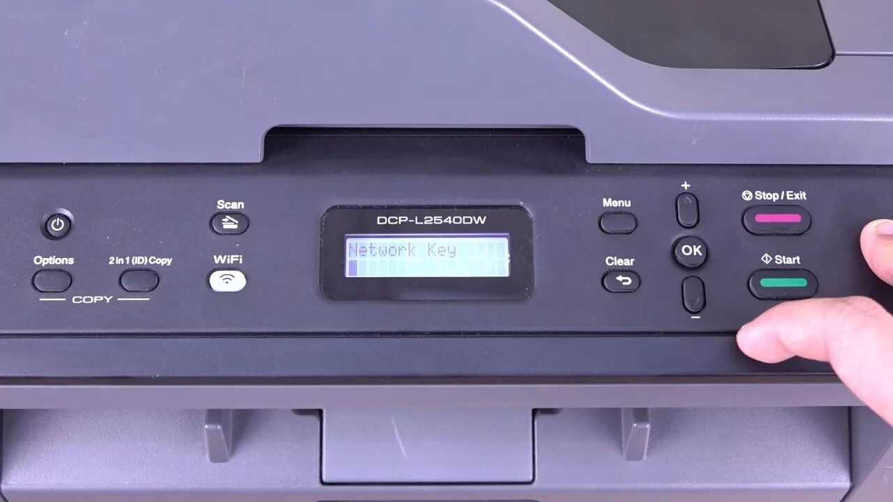 Принтер brother dcp как подключить wifi Brother DCP-L2540DW Wi-Fi connection setting guide 網 絡 連 接 程 序 - YouTube