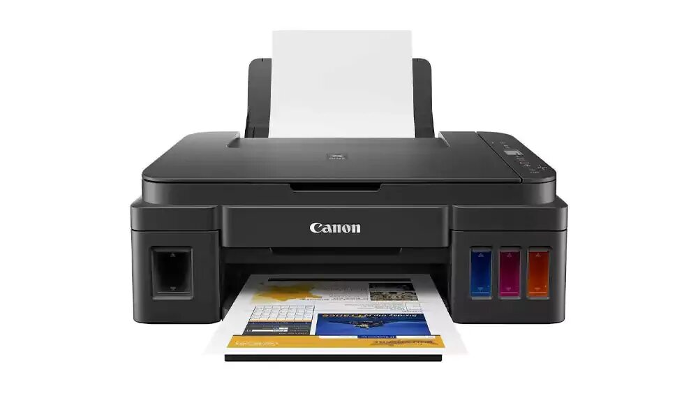 Принтер canon pixma g2410 как подключить Buy Canon Ink Tank Multi-Function Printer AIO G2010 Black Online From Lotus Elec