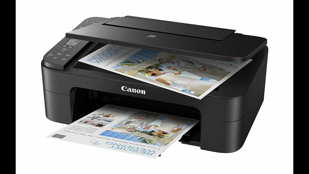 Принтер черный фото Canon PIXMA TS3350 Multifunction Wifi Printer Black - Test - YouTube