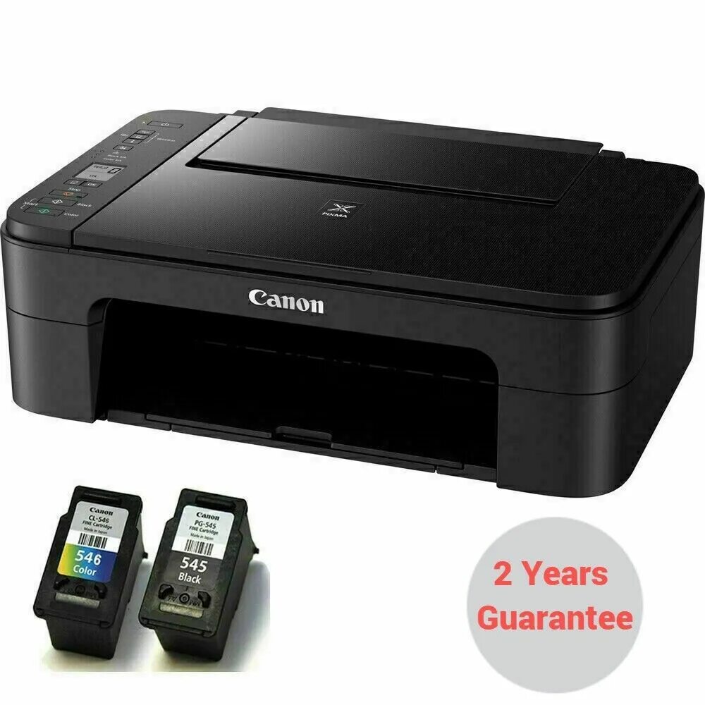 Принтер черный фото 2 Years Guarantee Canon PIXMA TS3355 /TS3350 All-In-One Inkjet Wi-Fi Printer Ink