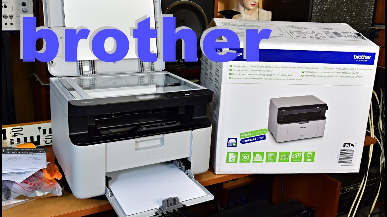 Принтер dcp 1623wr как подключить Brother DCP-1623WE - 1622WE Toner benefit laser printer laserová tiskárna scanne