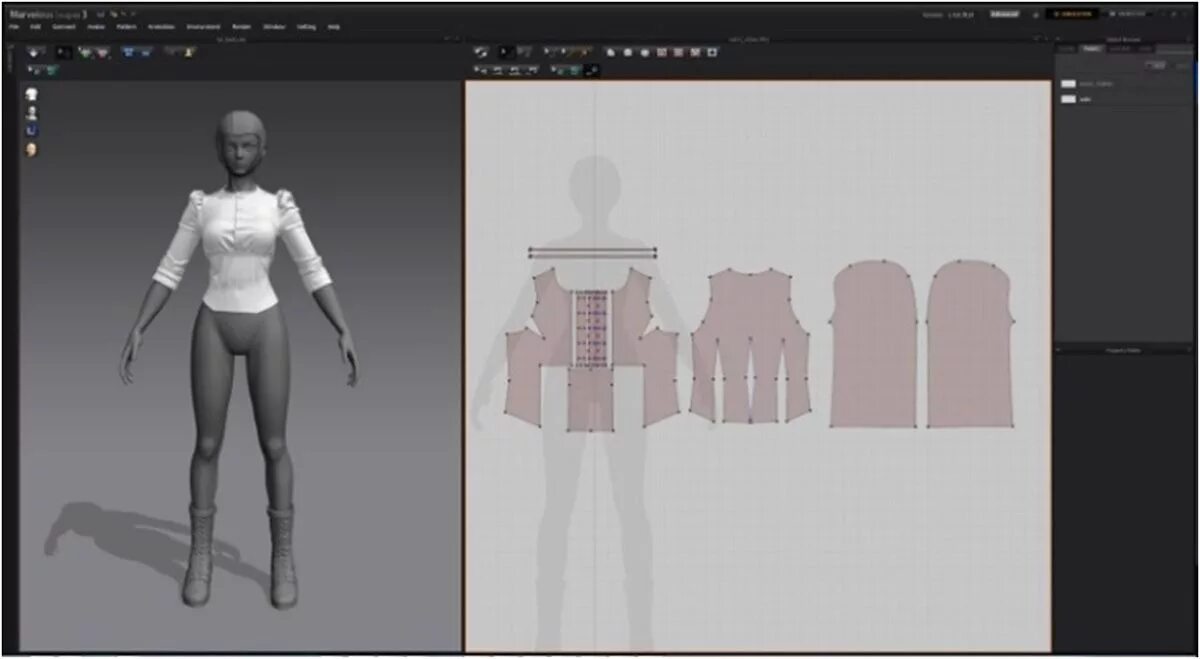 Принтер для выкроек одежды Modeling 3D clothes in Marvelous Designer Marvelous designer, Designer clothing 
