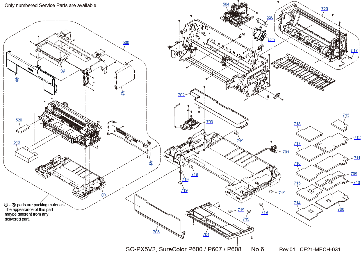 Принтер epson l130 как подключить EPSON SureColor P600 P607 P608 Parts Manual