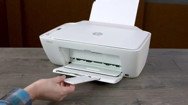 Принтер HP DeskJet 2320 "все в одном", подключение USB и печать, сканирование и 