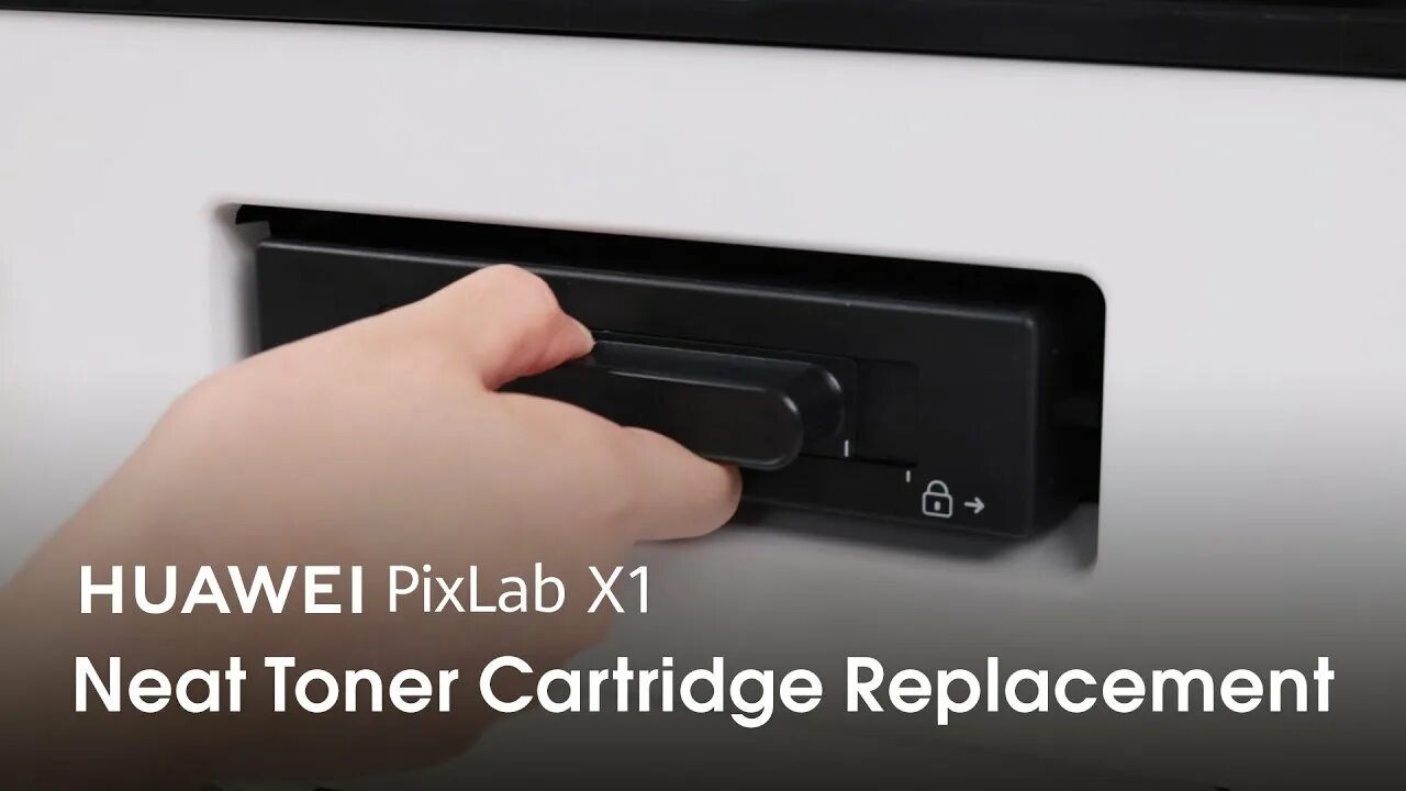 Принтер huawei pixlab x1 как подключить wifi HUAWEI PixLab X1 Operation Guide - Neat Toner Cartridge Replacement - YouTube