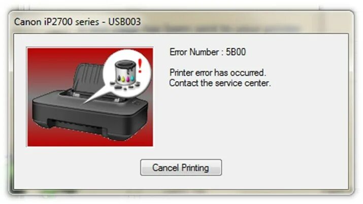 Принтер ip2700 как подключить Как сбросить ошибку 5B00 и счётчик "памперса" на принтерах Canon PIXMA