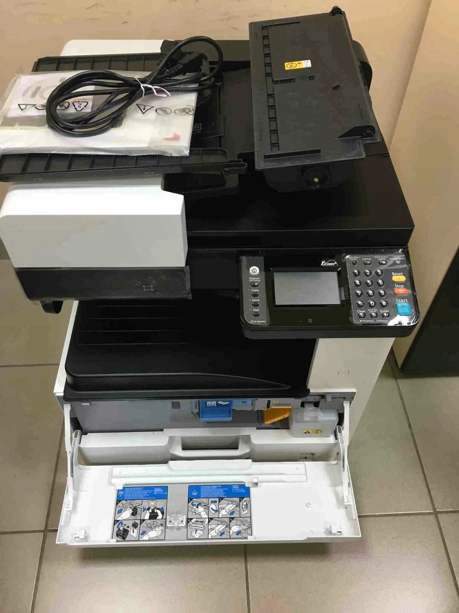 Принтер kyocera ecosys m4125idn как подключить блютуз Лазерное МФУ Kyocera ECOSYS M4125idn 1102P23NL0 - купить по низкой цене в интерн