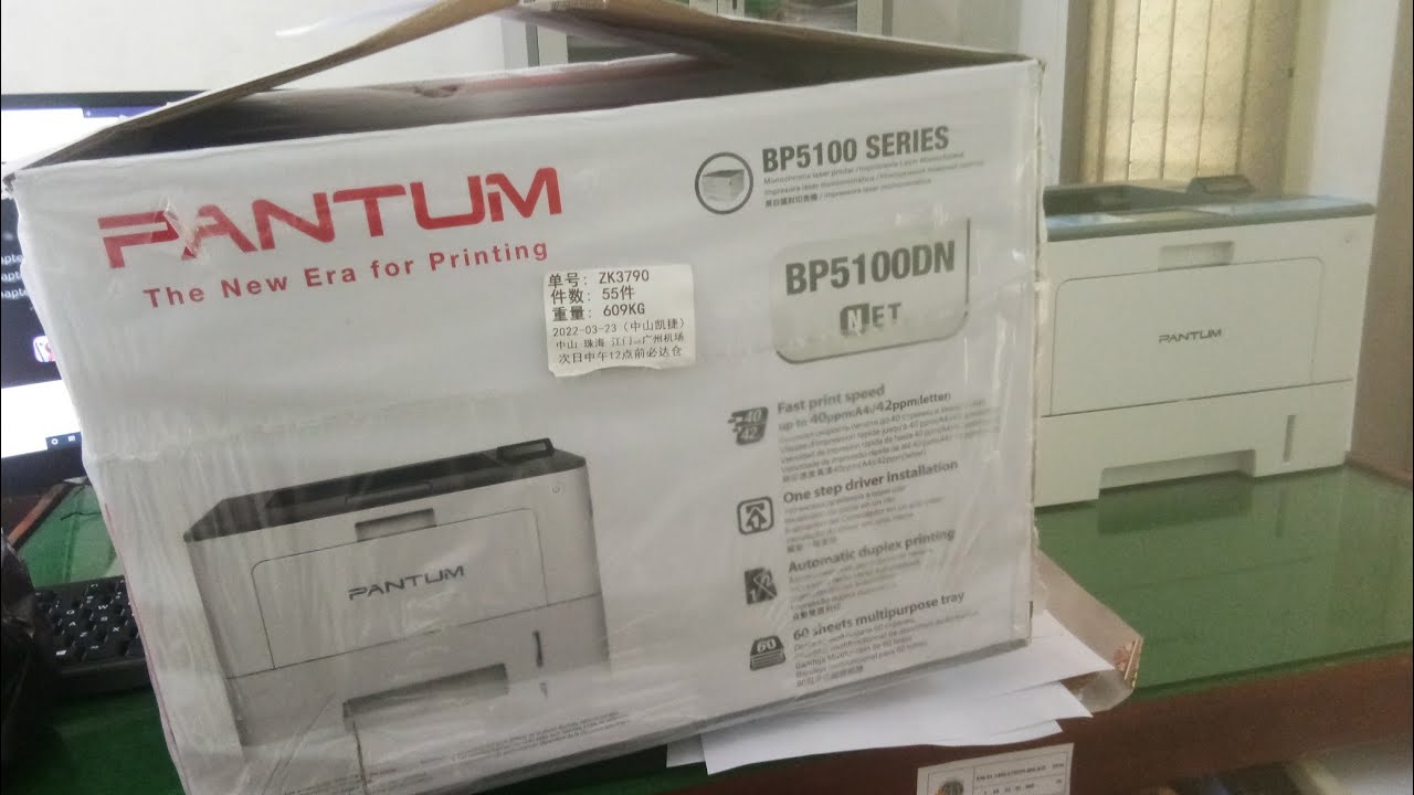 Принтер pantum bp5100dn нет фото бар Pantum BP5100DN, Unboxing, catridge installation, Refill Toner, and Driver Insta