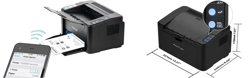 Принтер пантум м6500w как подключить вай фай 123Ink.ca Pantum P2500W Monochrome Compact-Size Laser Printer $49.99 & FS - RedF