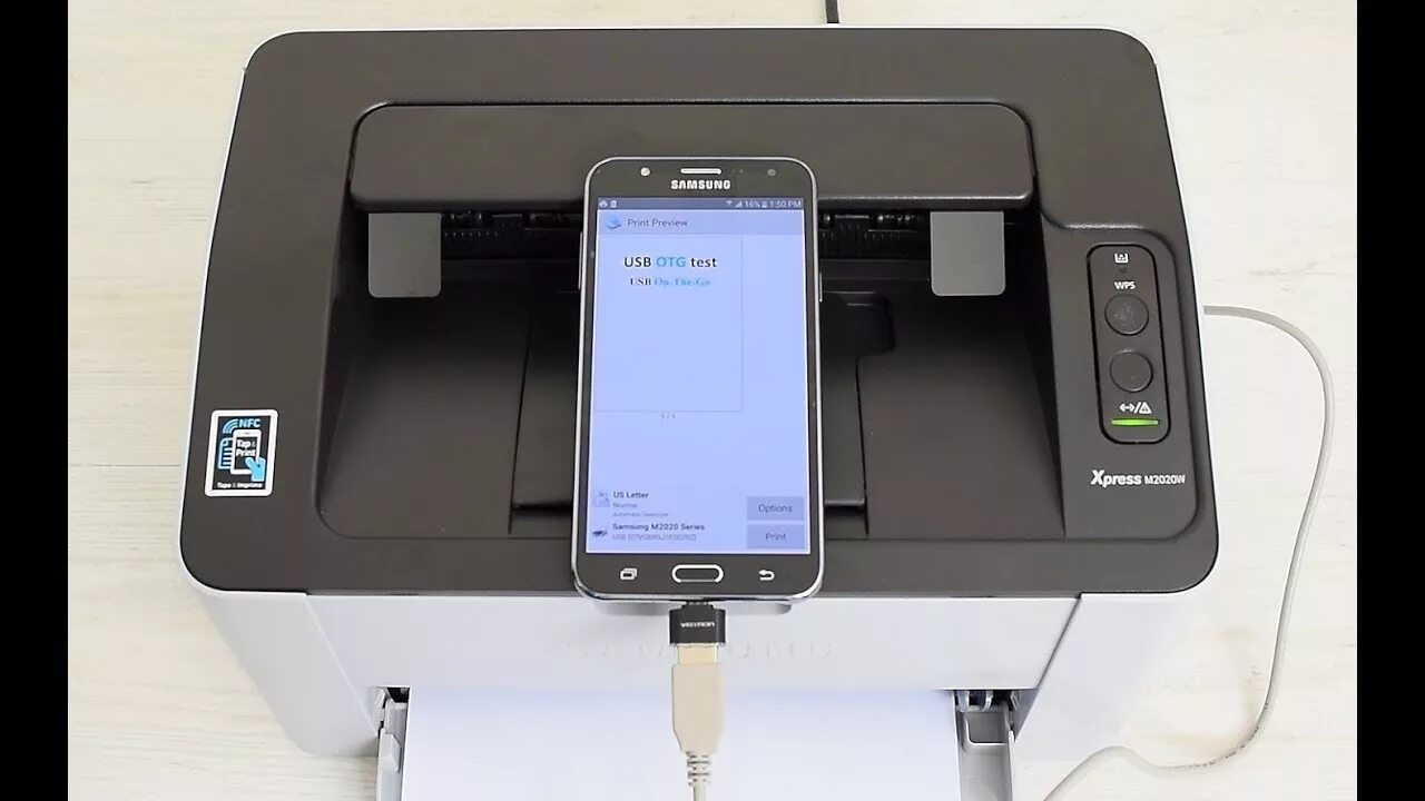 Принтер с подключением к телефону How To Print from any Android Smartphone or Tablet via USB Cable. Connect a prin