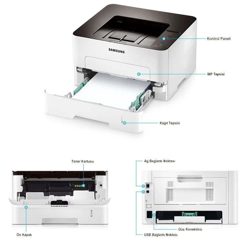 Принтер samsung xpress как подключить к Samsung Xpress SL-M2820ND Ethernet+ Çift Taraflı + Mono Fiyatı