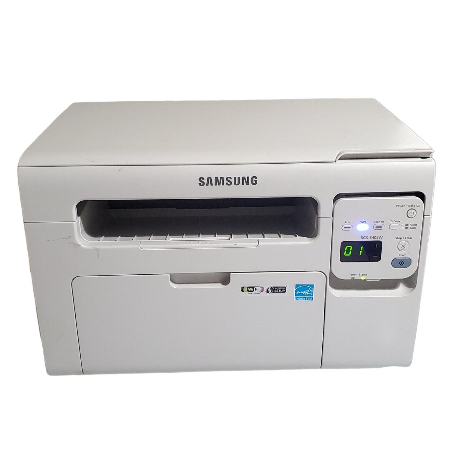 Принтер scx 3405w как подключить по wifi Samsung SCX-3405W все-в-один беспроводной черно-белый лазерный принтер, адаптер 