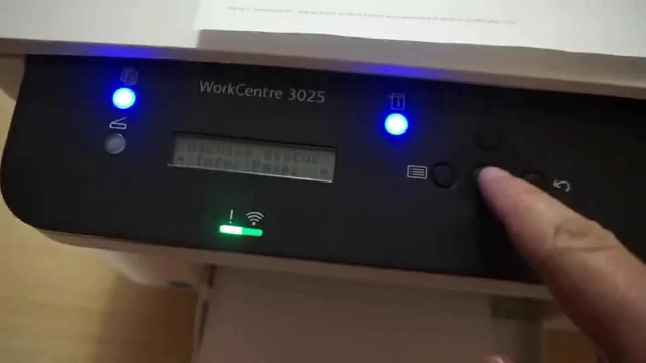 Принтер workcentre 3025 как подключить к вайфаю Xerox 3025 Print Configuration Supplies - YouTube