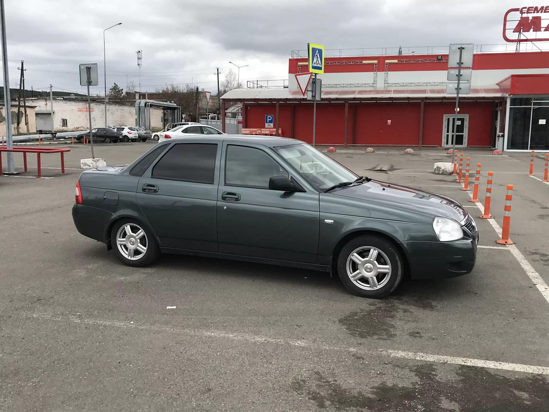 Приора 50 фото Занижение - 50. Установка передних стоек - Lada Приора хэтчбек, 1,6 л, 2012 года