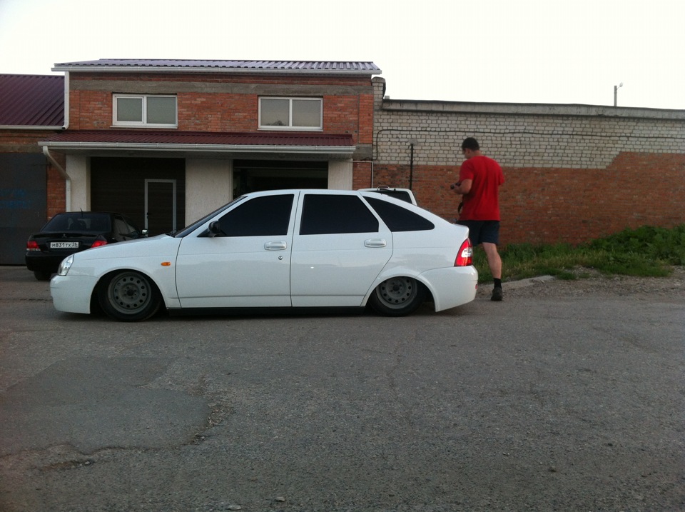 Приора посадка фото Уверенно на ПНЕВМЕ!) - Lada Приора хэтчбек, 1,6 л, 2011 года визит на сервис DRI