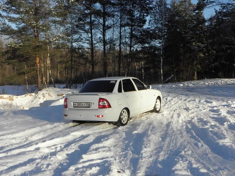 Пару зимних кадров - Lada Приора седан, 1,6 л, 2008 года фотография DRIVE2