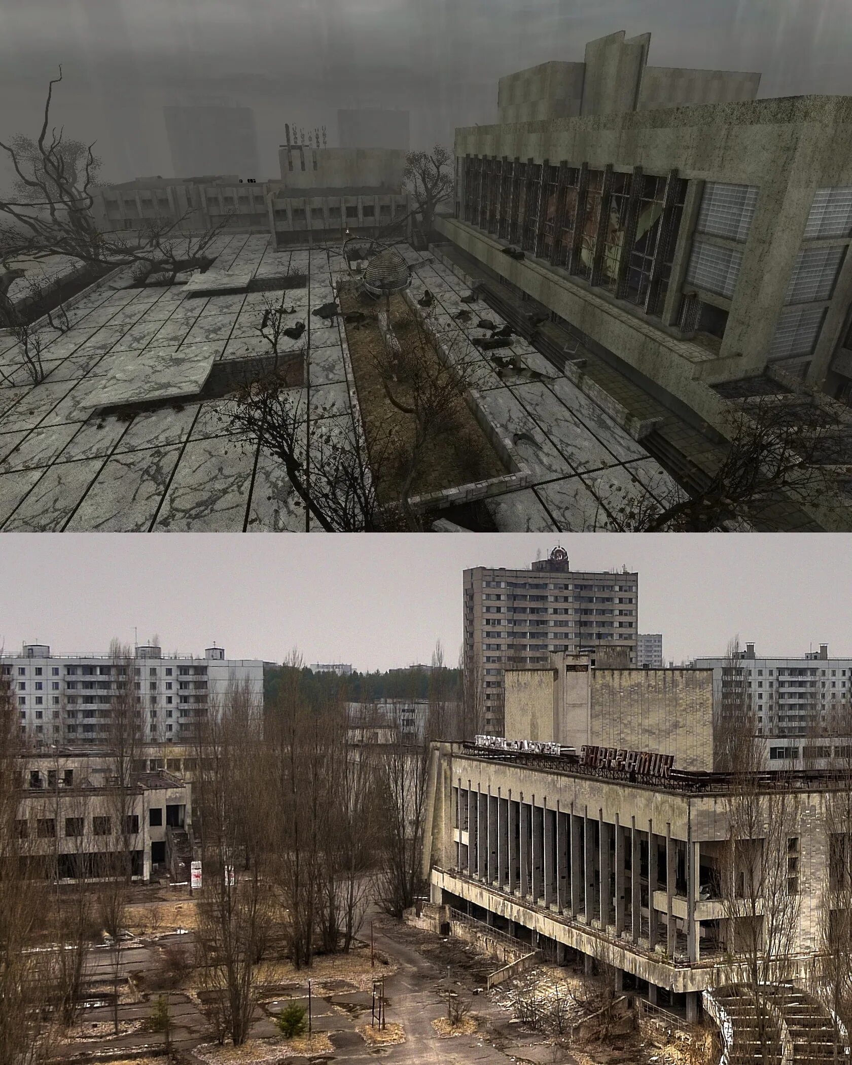 Припять фото игра WIP TK vs. real life Pripyat image - STALKER: Singularity (SIN) mod for S.T.A.L.