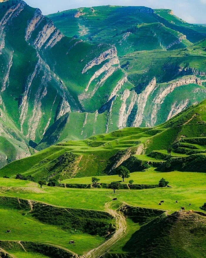 Природа дагестана фото самые красивые Neighborhood of the village of Cuba, Laksky district, Republic of Dagestan, Russ