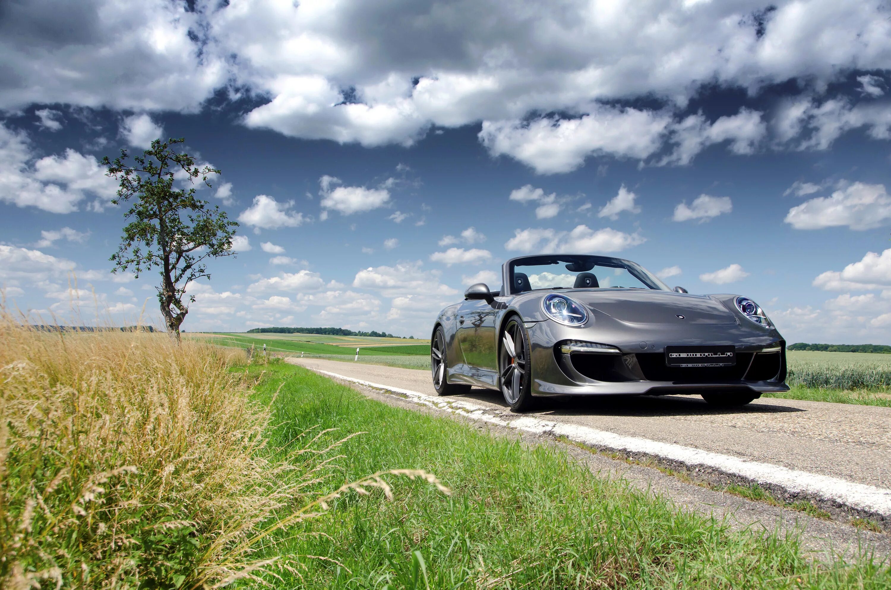 Природа фото авто Gemballa Porsche 991 Carrera S GT Cabriolet Brings More Driving Excitement