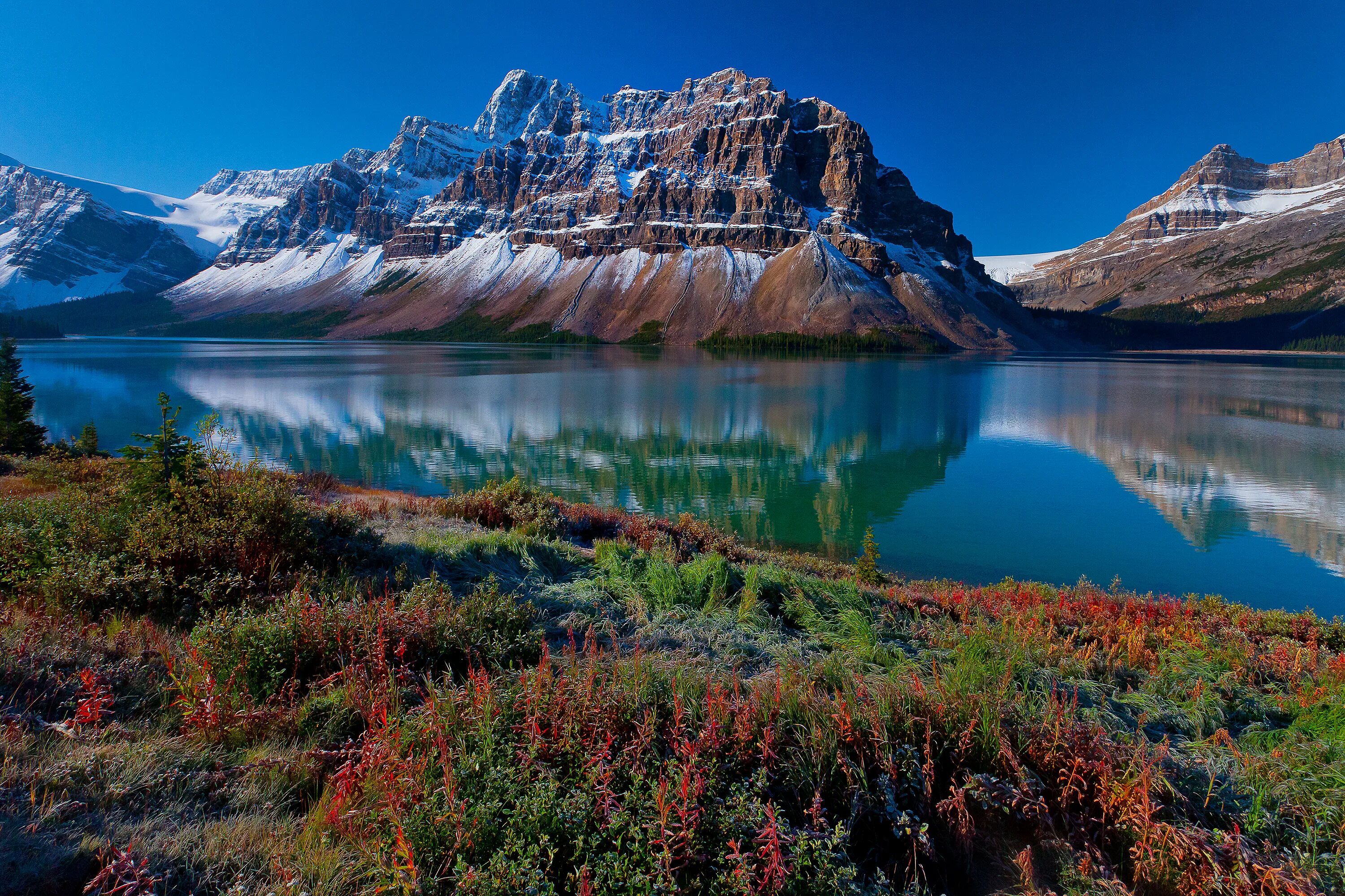 Природа фото самые Wallpaper : mountains, nature, river, grass, beautiful landscape 3000x2000 - goo