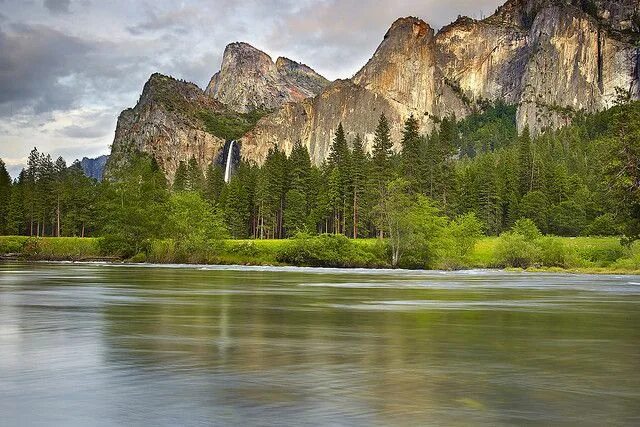 Природа фото смотреть онлайн Bridal Veil View - Yosemite National Park, California Yosemite national park, Ca