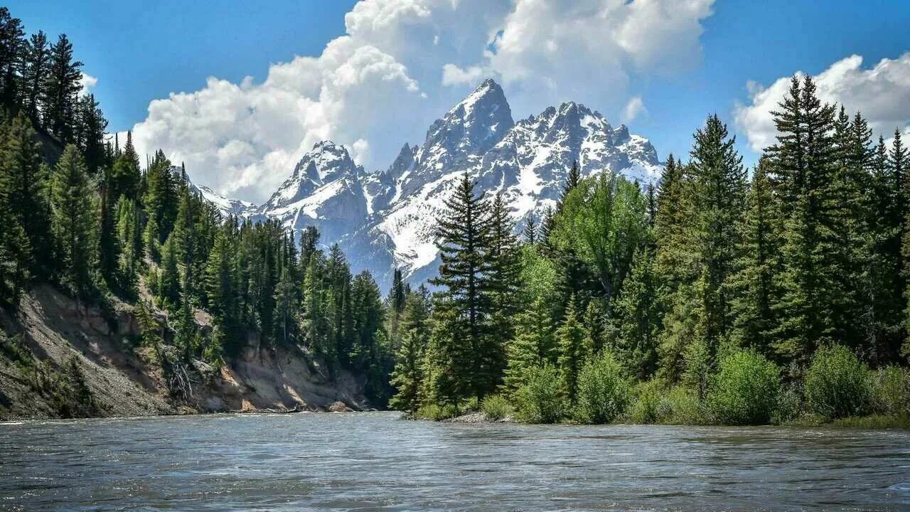 Природа фото высокого разрешения скачать Пейзаж река горы лес 4k - купить по низкой цене на Яндекс Маркете