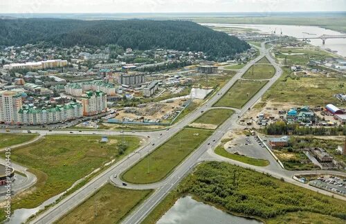 Природа ханты мансийска фото Russia,Siberia,Khanty-Mansiysk,panorama from the top Stock Photo Adobe Stock