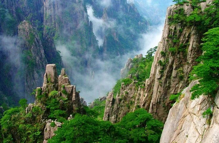 Природа китая фото самые красивые места Xi’an places to visit: Top 5 Must-See Famous Places in Xi’an Huangshan, China tr