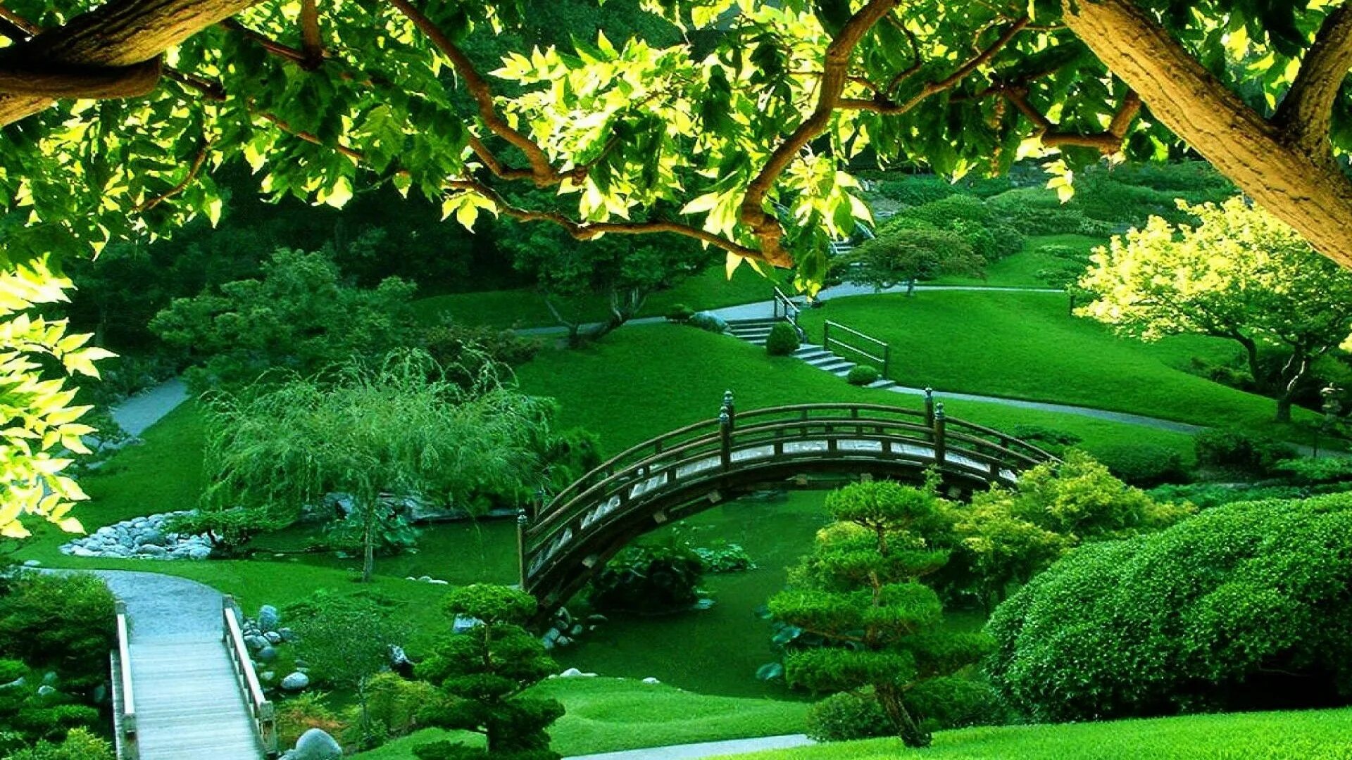 Природа ландшафтный дизайн Green Park - HD Wallpaper 1920 x 1080 Japanese garden, Garden images, Most beaut