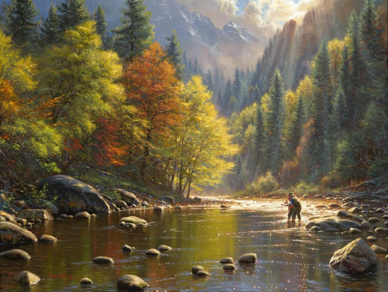 Природа маслом фото Осеннее... Mark Keathley. Обсуждение на LiveInternet - Российский Сервис Онлайн-