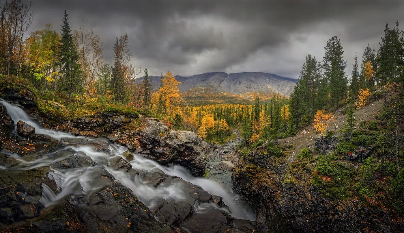 Природа мурманской области фото Осень за Полярным кругом. Фотограф Александр Бархатов