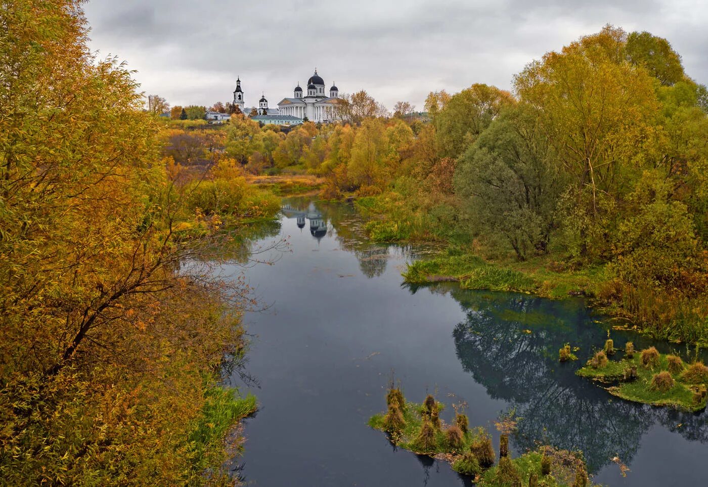 Природа нижегородской области фото Река Теша. / Арзамас Осень