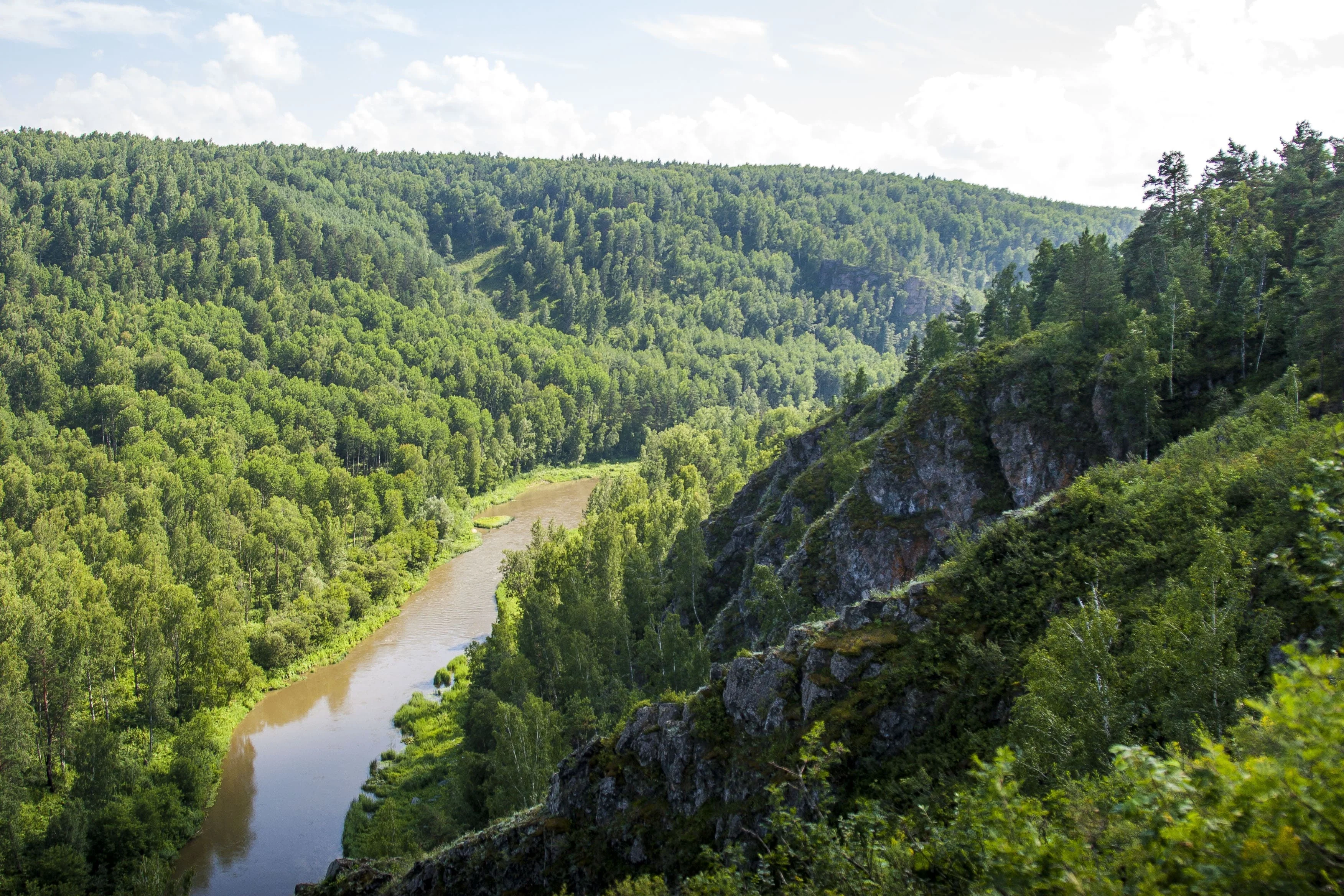 Природа новосибирской области фото Бердские скалы и водопады