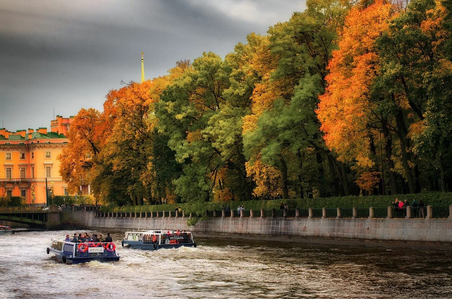 Природа петербурга фото Санкт-Петербург, осень Осенний пейзаж, Соборы, Старый город