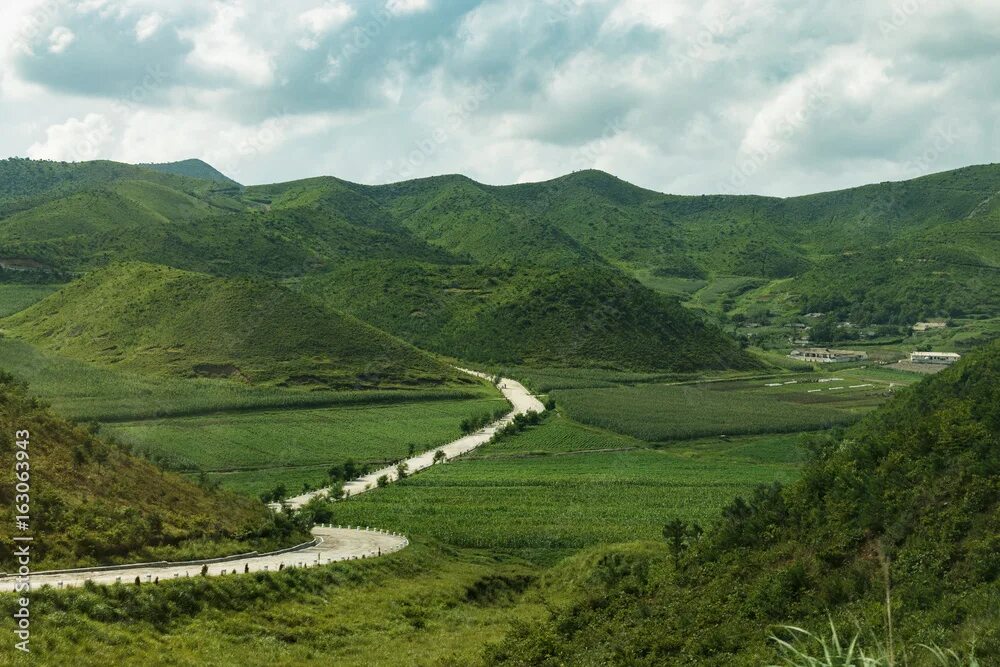 Природа северной кореи фото Beautiful landscape of North Korea фотография Stock Adobe Stock