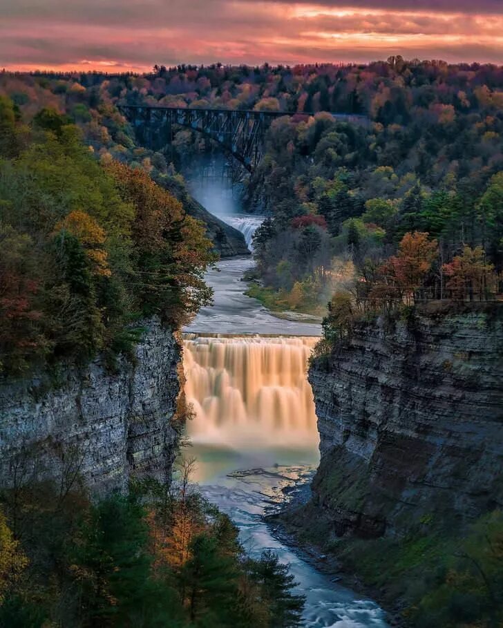 Природа сша фото Too many nature layers. Letchworth state park, State parks, State parks ny