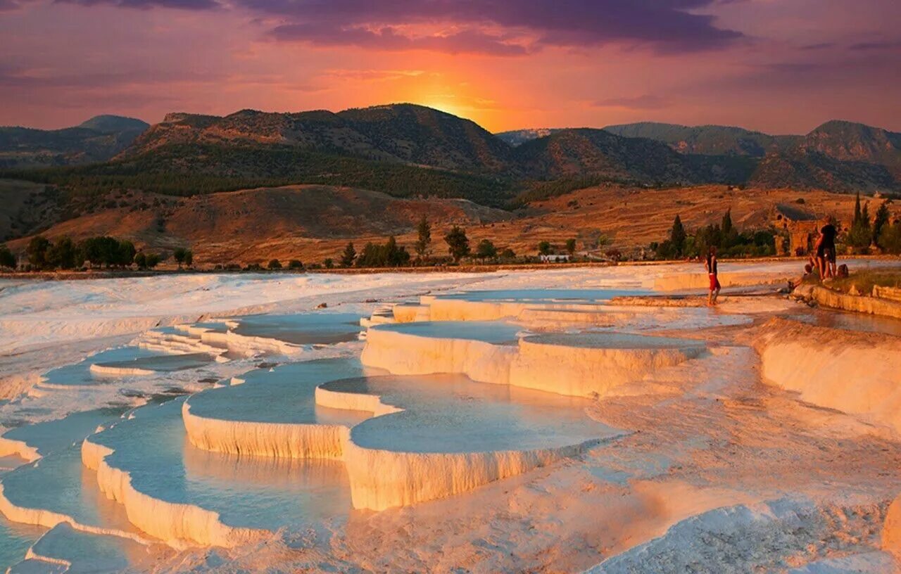 Природа турции фото самые красивые места Pools of Cleopatra in Pamukkale, Denizli Pamukkale, Travertine pool, Natural won