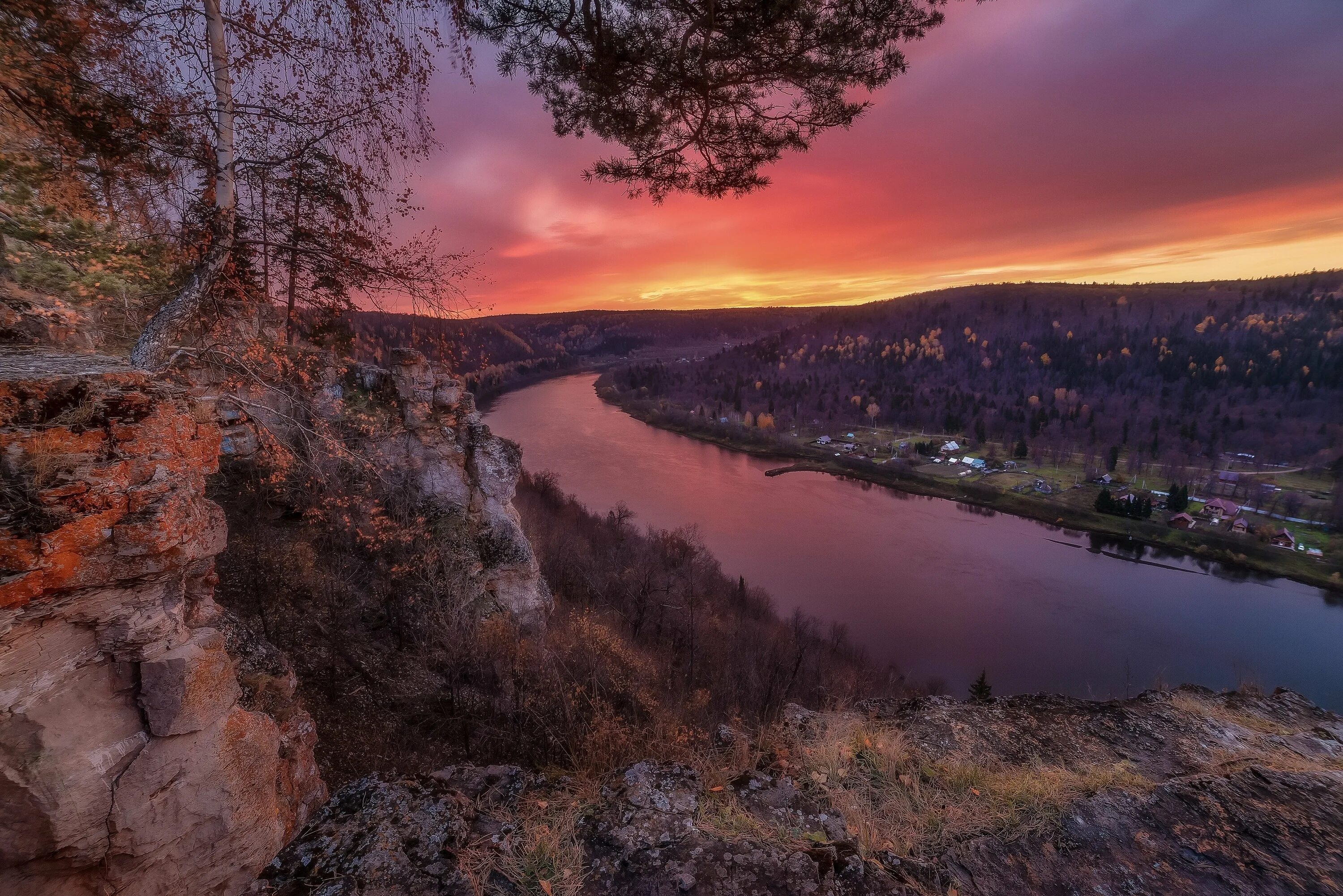 Природа уфы фото Рассвет над Уфимкой. Photographer Aleksey Nikitin